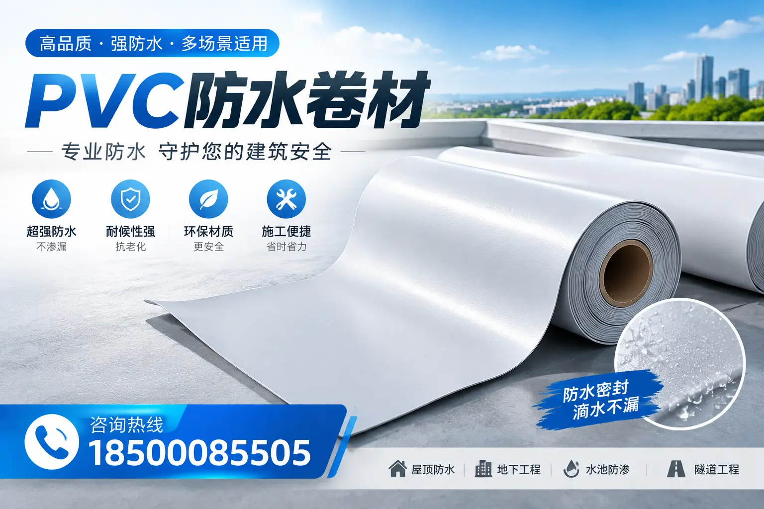 PVC防水卷材的市场竞争分析,株洲品牌选择参考